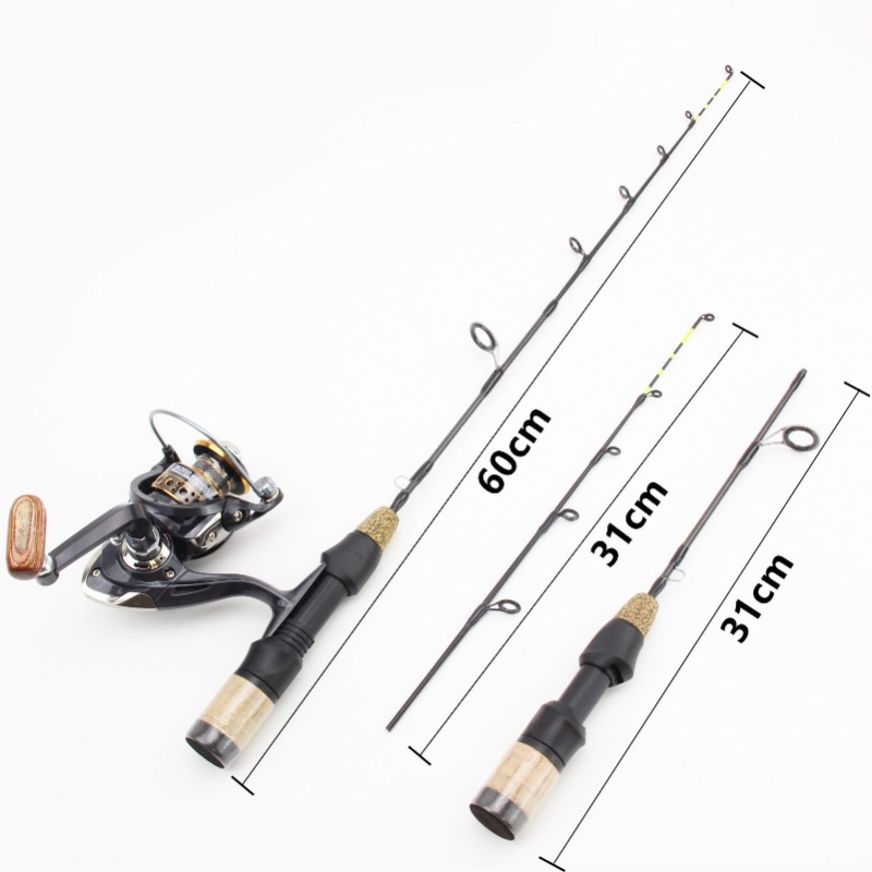 60cm 2 Tips Rod Reel Combos Wi - Ice Fishing Tip Up recension och pris