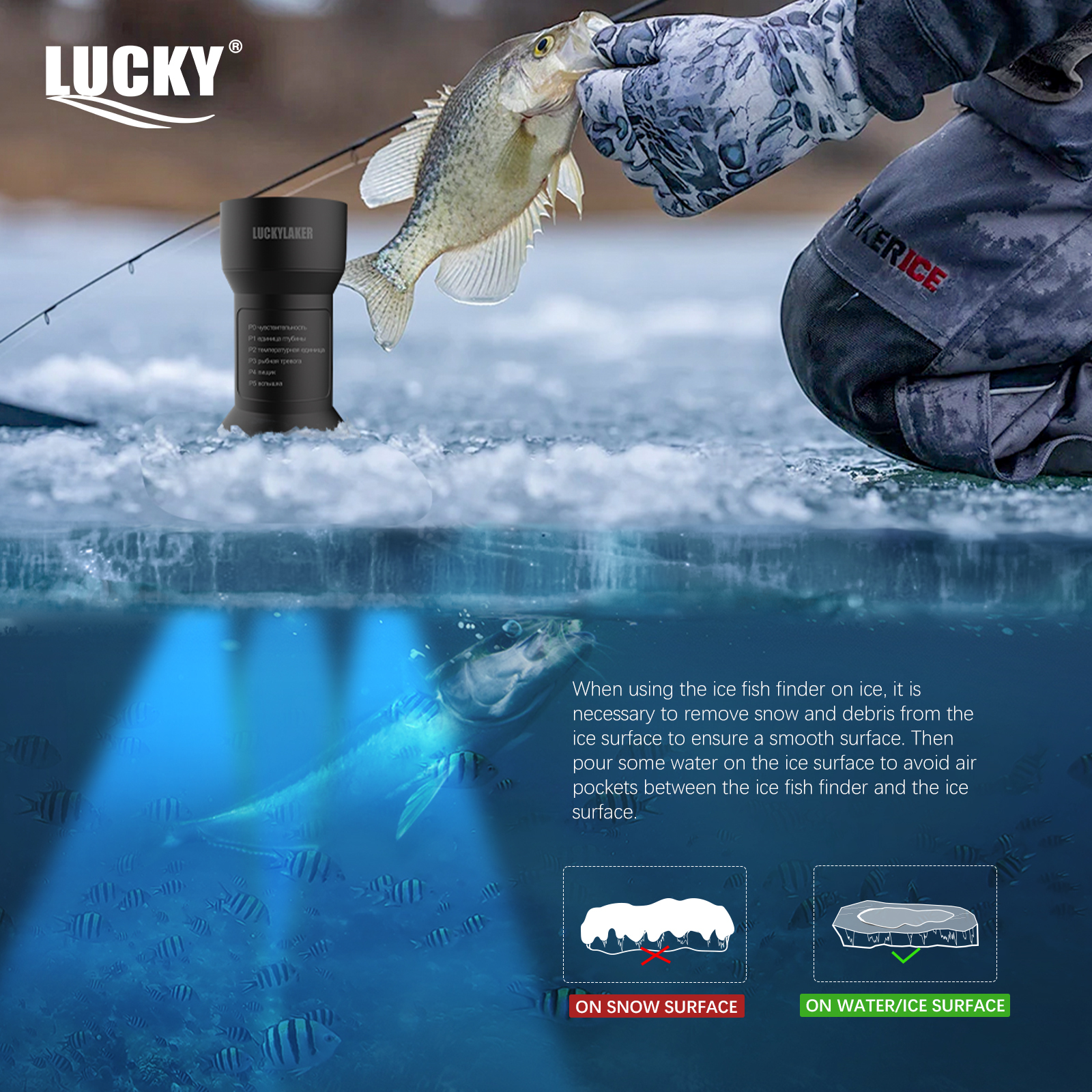 Portable Sonar Fish Finders Fi - Fishing Equipment English recension och pris