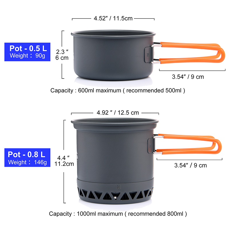 Widesea Camping Cooking Set Ba - Fishing Equipment Kitchener recension och pris