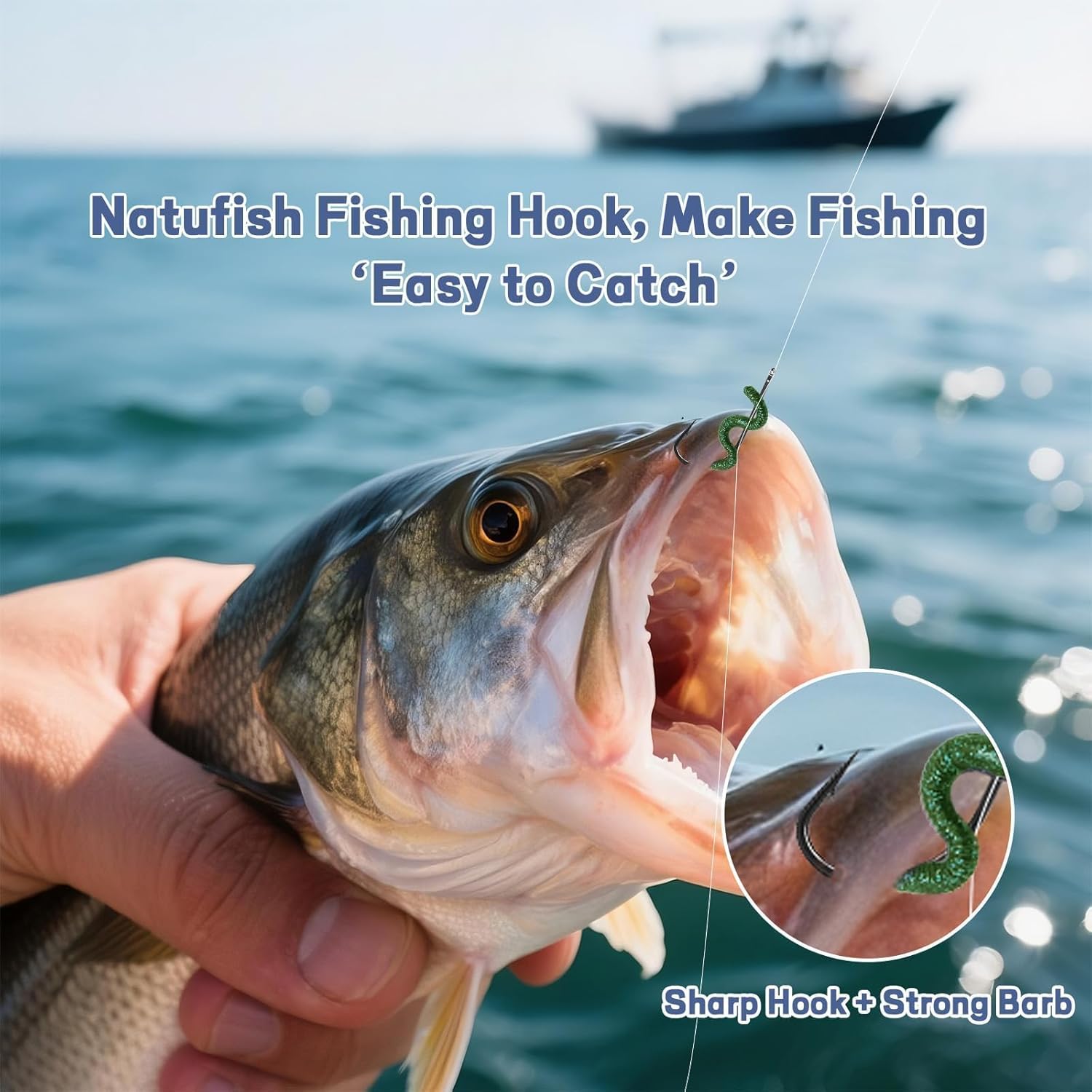 50Pcs High Carbon Steel Fishin - Saltwater Fishing Hook recension och pris