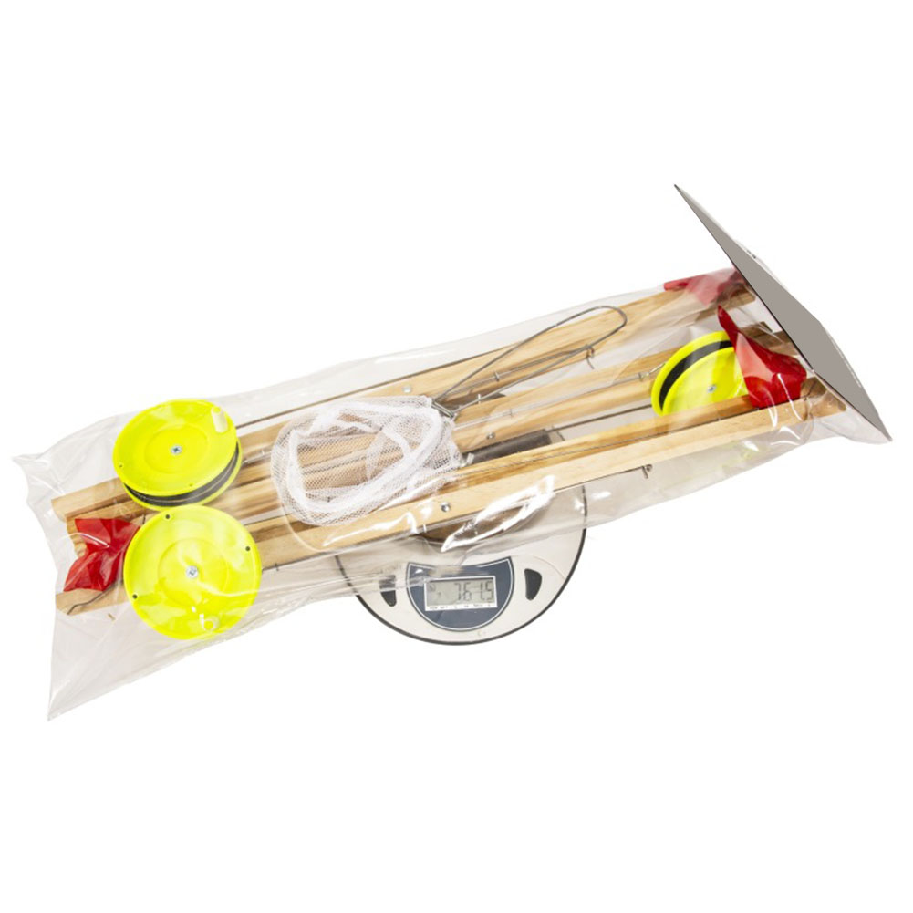 3Pcs Wooden Ice Fishing Flags  - Ice Fishing Tip Up recension och pris