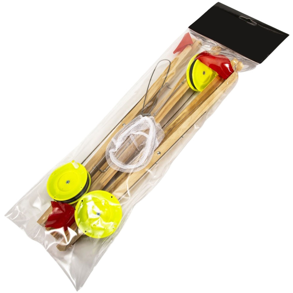 3Pcs Wooden Ice Fishing Flags  - Ice Fishing Tip Up recension och pris
