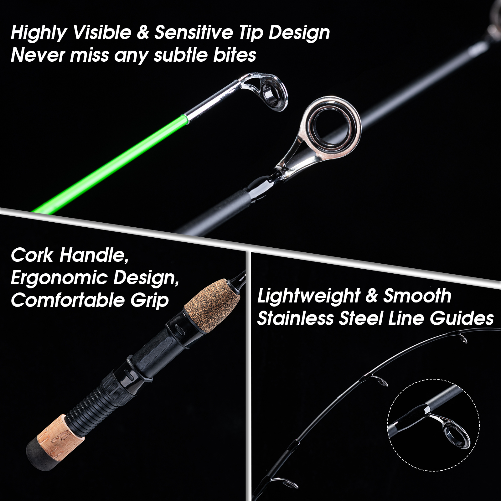 Goture  2 Tips Winter Ice Fish - Ice Fishing Tip Up recension och pris