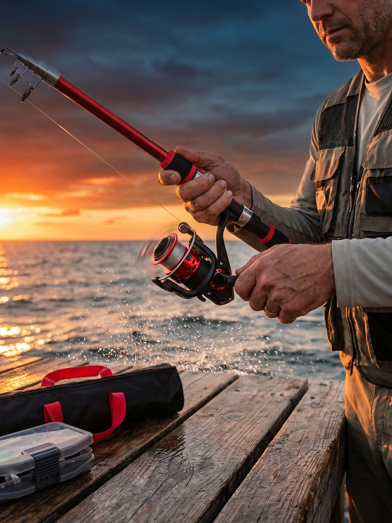 Fishing Rod Reel Combos Collap - Fishing Equipment Bag recension och pris