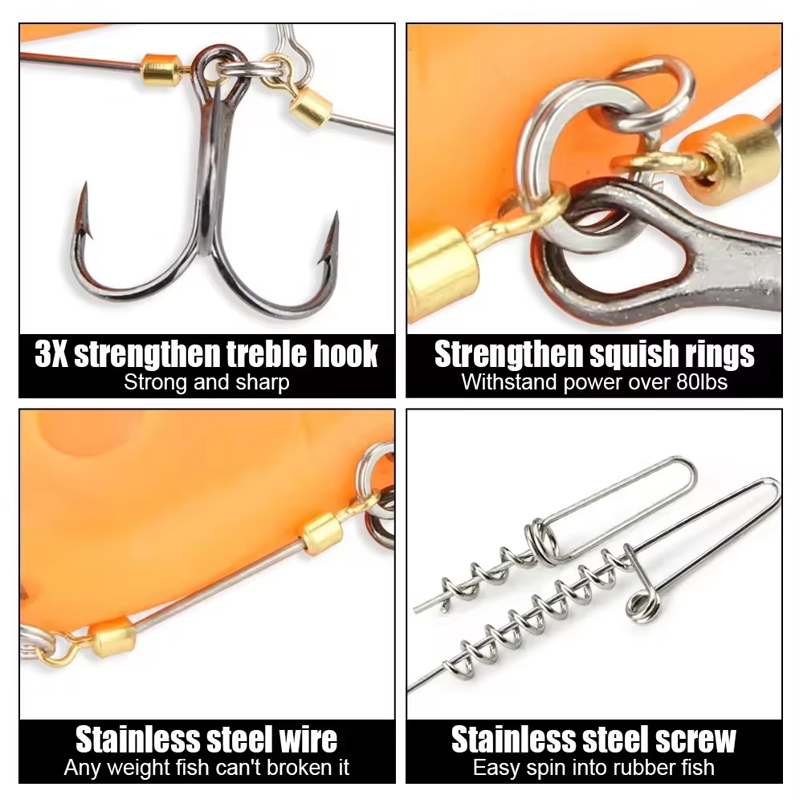 Fishing Hook Rigs Steel Leader - Saltwater Fishing Hook recension och pris