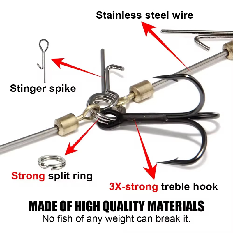 Fishing Hook Rigs Steel Leader - Saltwater Fishing Hook recension och pris