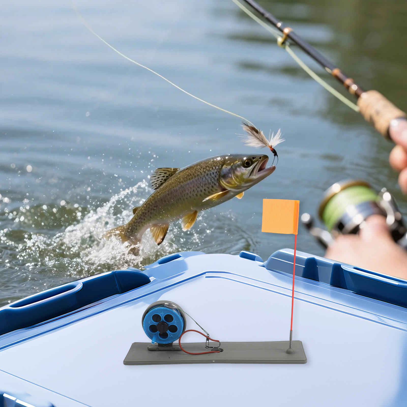 Portable Winter Ice Fishing Ro - Ice Fishing Tip Up recension och pris
