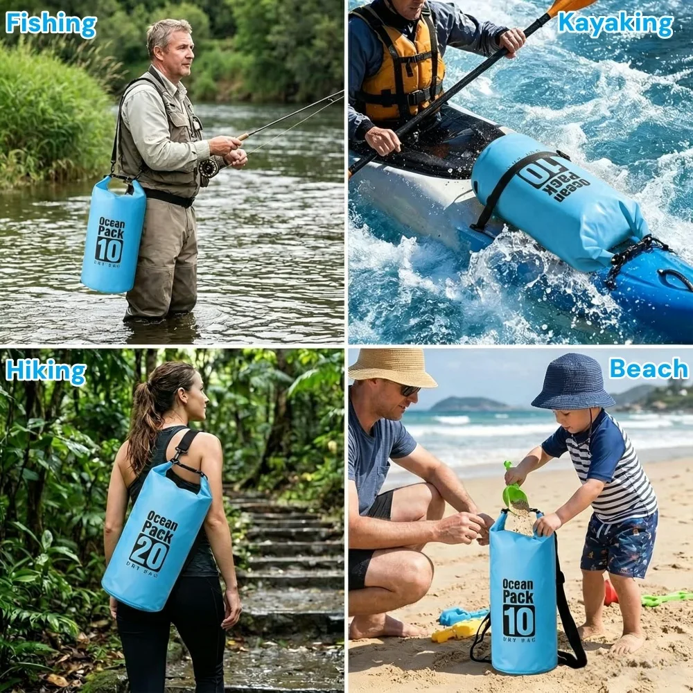 500D Waterproof Dry Bag Floati - Fishing Equipment Bag recension och pris