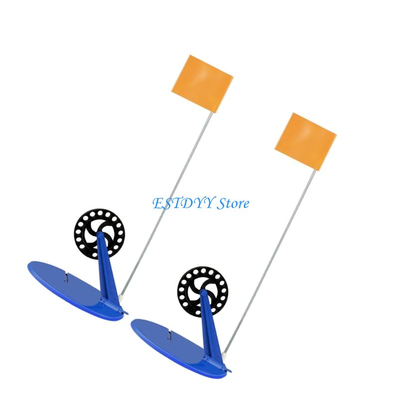 G6DE 2Pcs Ice Fishing Flags Ic - Ice Fishing Tip Up recension och pris