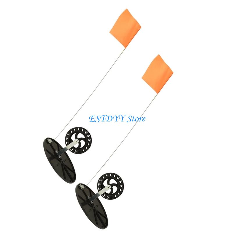 G6DE 2Pcs Ice Fishing Flags Ic - Ice Fishing Tip Up recension och pris