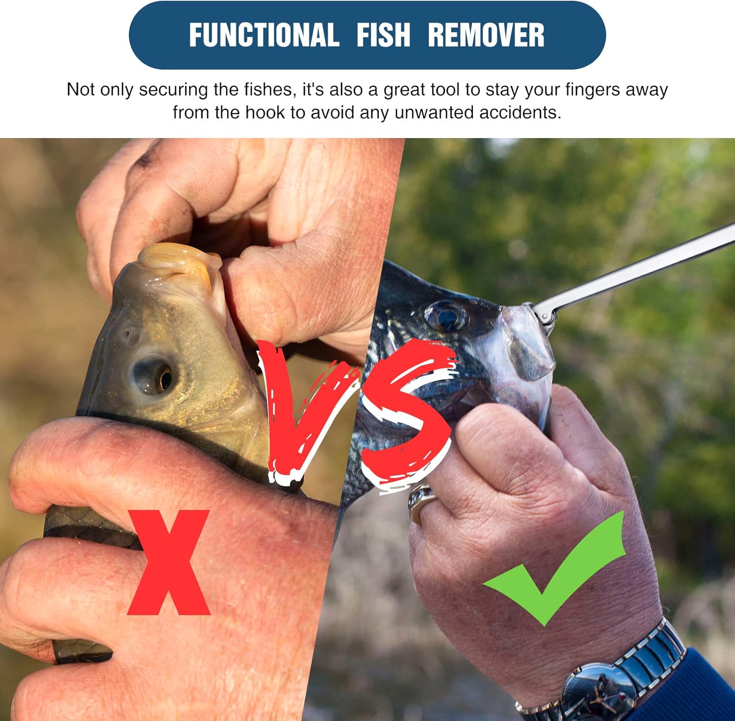 2 Pieces Stainless Steel Fish  - Saltwater Fishing Hook recension och pris