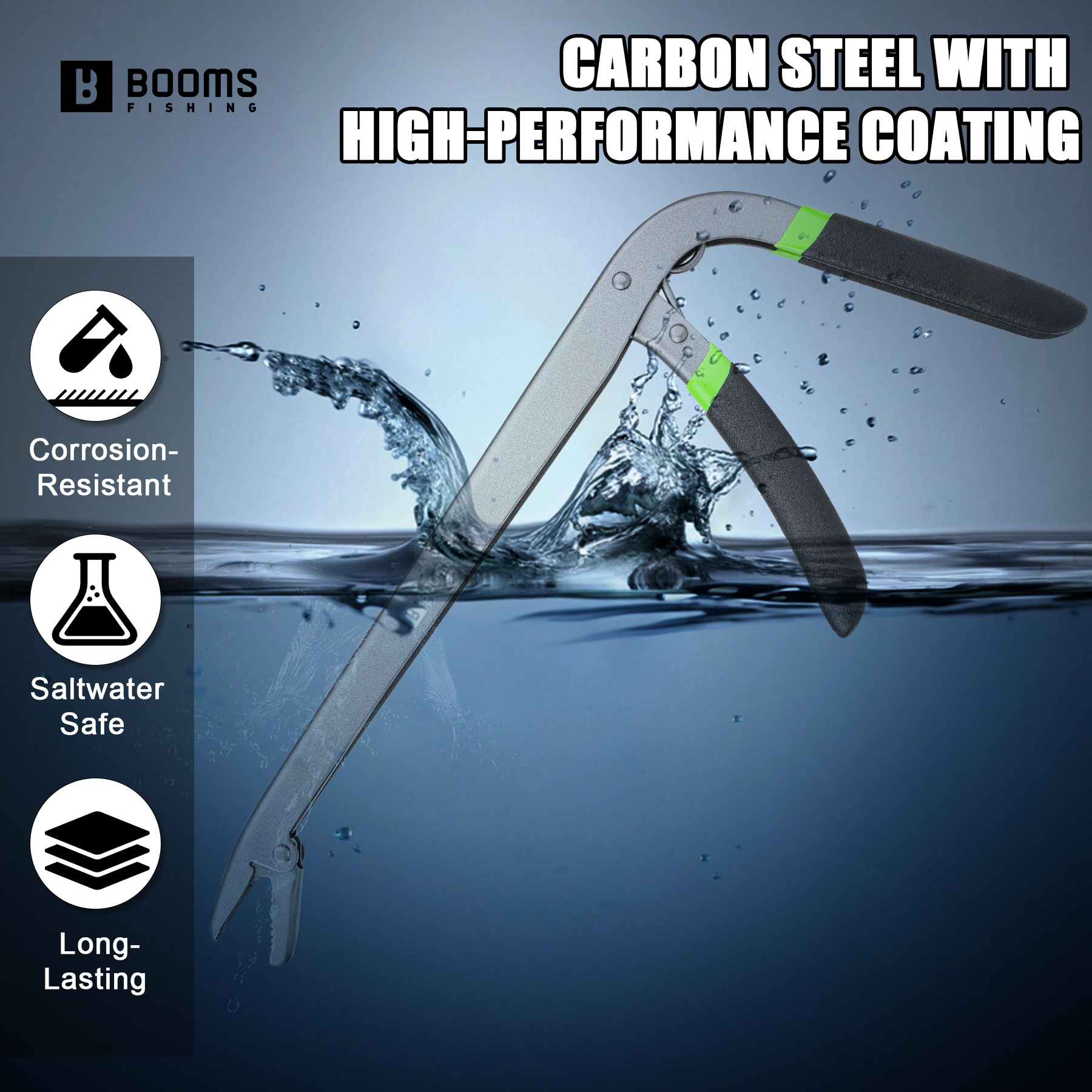 Booms Fishing 25cm Carbon Stee - Saltwater Fishing Hook recension och pris