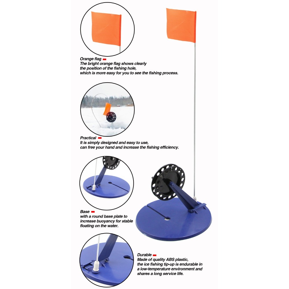 1PC Automatic Ice Fishing Plat - Ice Fishing Tip Up recension och pris