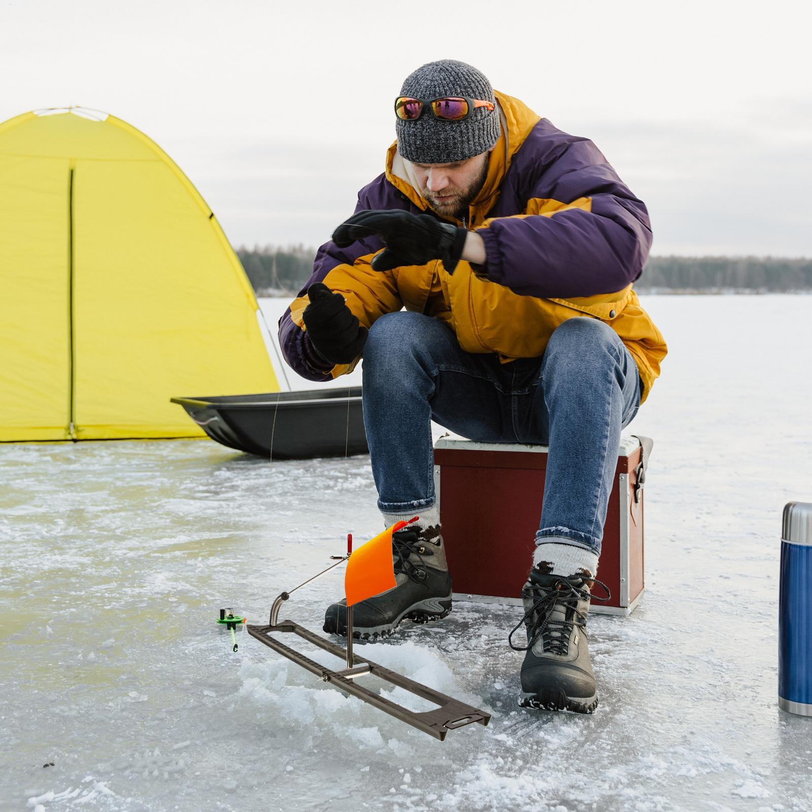 Ice Fishing Tip Up Flags Angle - Ice Fishing Tip Up recension och pris
